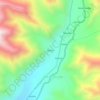 Mapa topográfico Banda, altitude, relevo