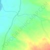 Mapa topográfico Casa Teja, altitude, relevo