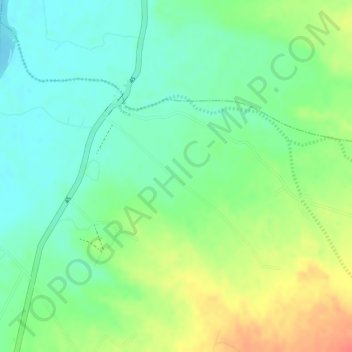 Mapa topográfico Casa Teja, altitude, relevo