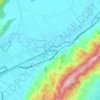 Mapa topográfico Tocancipá, altitude, relevo