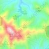 Mapa topográfico Punta Mallone, altitude, relevo