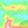 Mapa topográfico Vda. El Boqueron, altitude, relevo