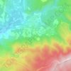 Mapa topográfico Bel Air, altitude, relevo