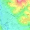 Mapa topográfico Mignard, altitude, relevo