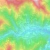 Mapa topográfico Viù, altitude, relevo
