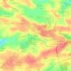 Mapa topográfico Kernévez, altitude, relevo