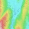 Mapa topográfico Méaudre, altitude, relevo
