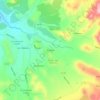 Mapa topográfico El Codito, altitude, relevo