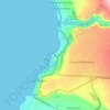 Mapa topográfico Ilo, altitude, relevo