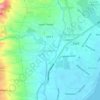 Mapa topográfico Marapangi, altitude, relevo