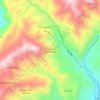 Mapa topográfico San Juan de llullundongo, altitude, relevo