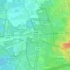 Mapa topográfico Nieuw-Milligen, altitude, relevo