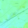 Mapa topográfico Pilibanga, altitude, relevo