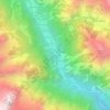 Mapa topográfico Trinò, altitude, relevo