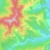 Mapa topográfico Sorbolo, altitude, relevo