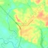 Mapa topográfico Kelurahan Sungai Binjai, altitude, relevo