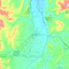 Mapa topográfico El Zulia, altitude, relevo