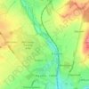 Mapa topográfico Orchard Grove, altitude, relevo