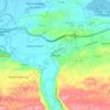 Mapa topográfico Manatí, altitude, relevo