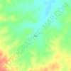 Mapa topográfico Pajeu, altitude, relevo