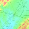 Mapa topográfico Dina, altitude, relevo