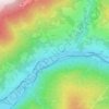 Mapa topográfico Sankt Ruprecht ob Murau, altitude, relevo