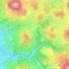 Mapa topográfico Le Garay, altitude, relevo