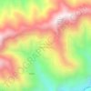 Mapa topográfico Xochitlaxco (San Baltazar), altitude, relevo