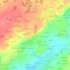 Mapa topográfico Saint-Aaron, altitude, relevo