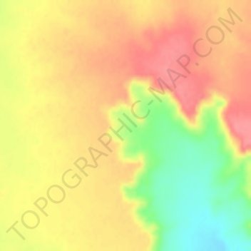 Mapa topográfico Kyber Pass, altitude, relevo