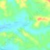 Mapa topográfico Navarro, altitude, relevo