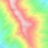 Mapa topográfico Darabad, altitude, relevo