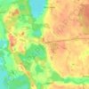 Mapa topográfico Luisenhof, altitude, relevo