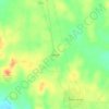 Mapa topográfico Barringer, altitude, relevo