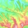 Mapa topográfico Montblanquet, altitude, relevo