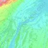 Mapa topográfico Sorel-Tracy, altitude, relevo