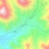 Mapa topográfico Pacaybamba, altitude, relevo