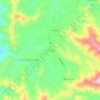 Mapa topográfico Chinacá, altitude, relevo