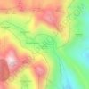 Mapa topográfico Cachoeira São Paulo, altitude, relevo