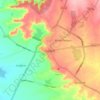 Mapa topográfico Tuljapur, altitude, relevo