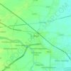 Mapa topográfico Minjur, altitude, relevo