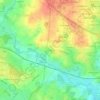 Mapa topográfico La Vallée, altitude, relevo