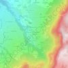 Mapa topográfico Le Pesset, altitude, relevo
