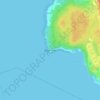 Mapa topográfico Black Point, altitude, relevo