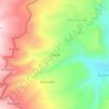 Mapa topográfico Tinyacclla, altitude, relevo