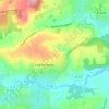 Mapa topográfico Hameau du Paradis, altitude, relevo