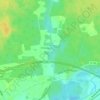 Mapa topográfico La Corneuse, altitude, relevo