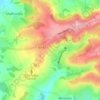 Mapa topográfico Cricket St Thomas, altitude, relevo