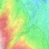 Mapa topográfico Arculinge, altitude, relevo