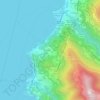 Mapa topográfico Regoledo, altitude, relevo
